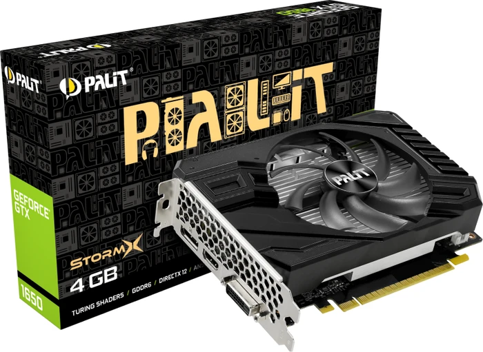 Palit GeForce GTX 1650 StormX D6, 4GB GDDR6, DVI, HDMI, DP