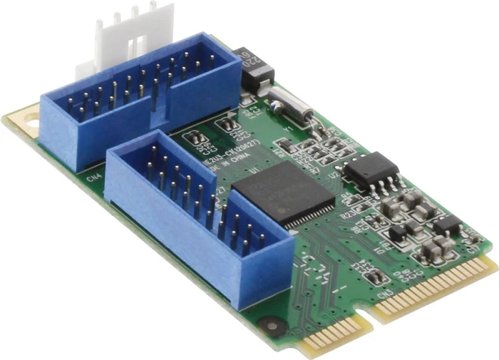 InLine Schnittstellenkarte, 2x USB 3.0 Pin Header, MiniPCIe