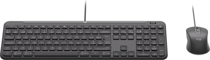 Logitech MK620 Signature Slim Wired Combo for Business Graphite, USB-C, BE