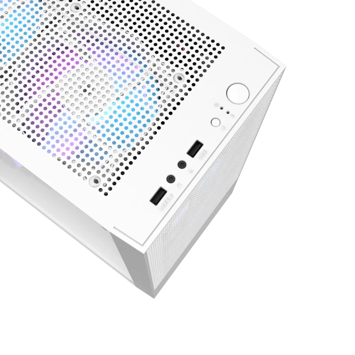DarkFlash A290 White, Glasfenster