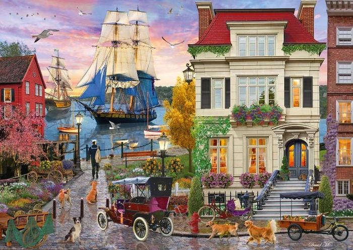 Schmidt Spiele Schiff im Hafen