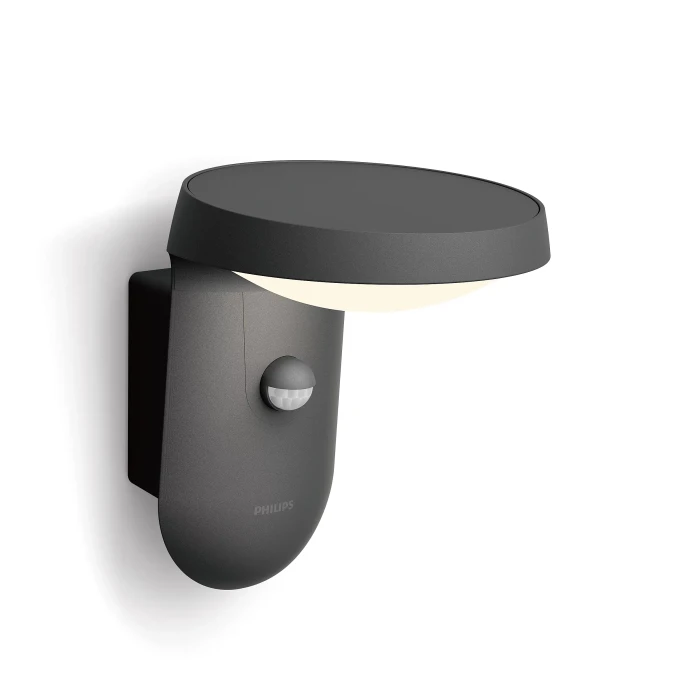 Philips Tyla Sensor Wandleuchte 9W 2700K anthrazit