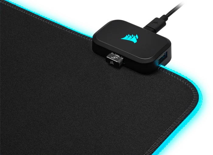 Corsair MM700 RGB Extended Mouse Pad, 930x400mm, schwarz