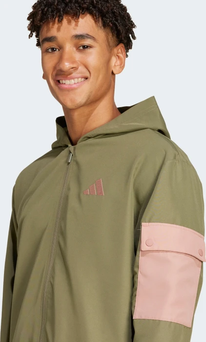 adidas Sportswear Woven Cargo Trainingsanzug olive strata (Herren)