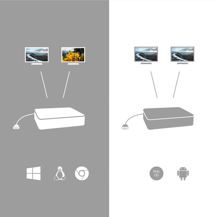 i-tec USB-C HDMI DP Docking Station, USB PD 100W, USB-C 3.1 [Stecker]
