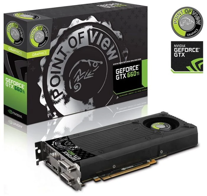 Point of View GeForce GTX 660 Ti Single Fan, 2GB GDDR5, 2x DVI, HDMI, DP