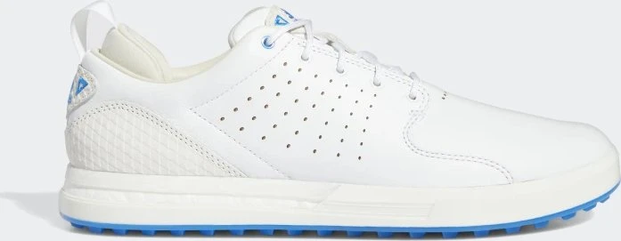 adidas Flopshot Spikeless cloud white/gold metallic/blue rush (Herren)