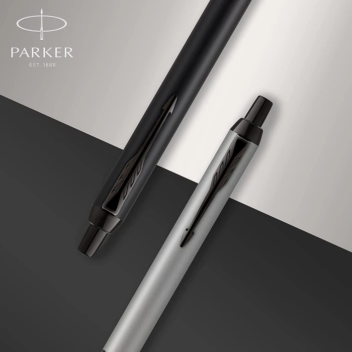Parker IM Kugelschreiber black lacquer/chrome trim, Blister