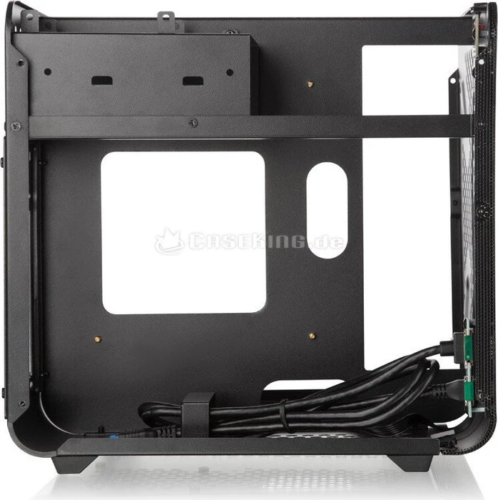 Raijintek Metis Evo TGS, weiß/schwarz, Glasfenster, Mini-ITX