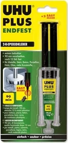 UHU Plus Endfest 2-Komponenten Epoxidharzkleber, 15g