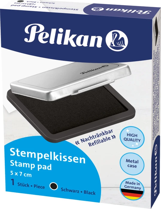 Pelikan Steki 3 Metallstempelkissen, 50x70mm, schwarz