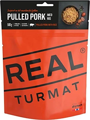 Real Turmat Gezogenes Schweinefleisch mit Reis 547kcal
