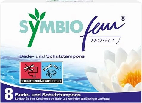 SymbioPharm SymbioFem protect Bade und Schutz-Tampons, 8 Stück