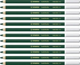 STABILO CarbOthello Kreidestift zinnobergrün dunkel, 12er-Pack