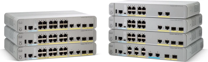 Cisco Catalyst 3560-CX Compact IP Base Desktop Gigabit Managed Switch, 14x RJ-45, 2x SFP, 240W PoE+