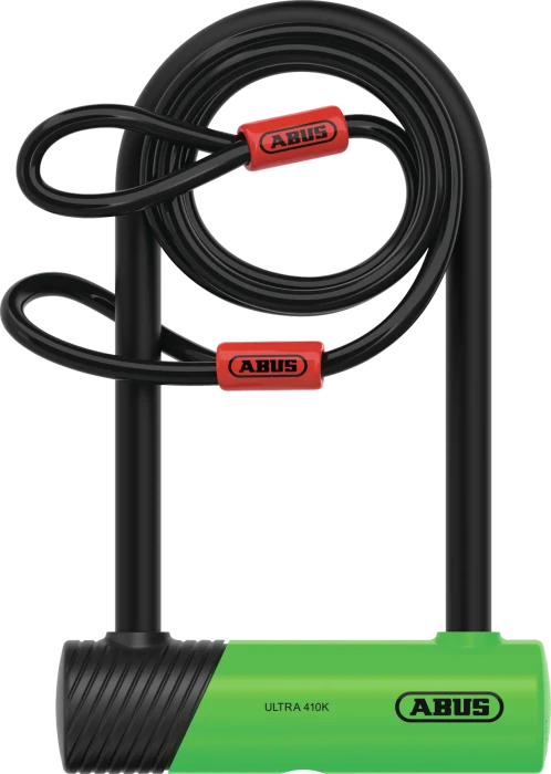 ABUS Ultra Mini 410K/150HB180 + Halter SH + Cobra 10/120 Bügelschloss, Schlüssel