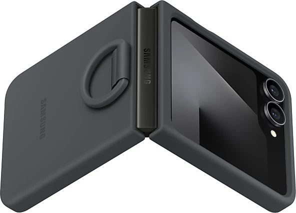 Samsung Silicone Case für Galaxy Z Flip7 FE/Flip6 schwarz