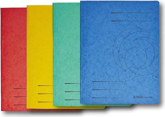 Herlitz Schnellhefter Colorspan, A4, dunkelblau, 10er-Pack