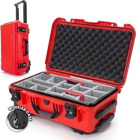 Nanuk 935 Schutzkoffer mit Trennwand rot