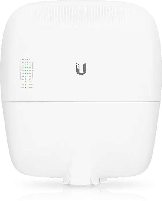 Ubiquiti EdgePoint Intelligent WISP Control R8 Outdoor Gigabit Router, 8x RJ-45, 2x RJ-45/SFP, passiv PoE