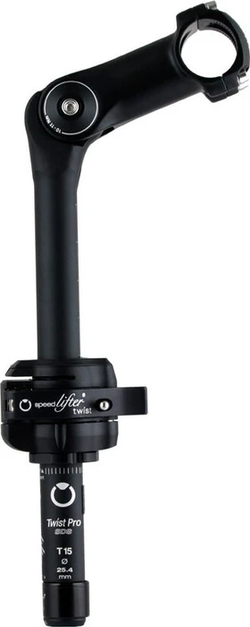 By.Schulz Twist Pro SDS 31.8mm/1 1/8" -20° - +60° Vorbau 115mm schwarz