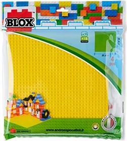 Simba Toys Blox Bauplatte 25x25cm, 4 Stück
