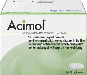Acimol 500mg Filmtabletten ohne pH-Teststreifen, 96 Stück