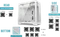 Antec P120 Crystal, weiß, Glasfenster Vorschaubild