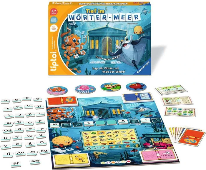 Ravensburger tiptoi Spiel: Tief im Wörter-Meer