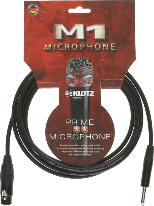 Klotz M1 Neutrik XLRf/TS 3.0m