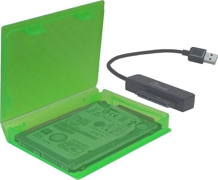 Inter-Tech HDD-Cover, 2.5", grün
