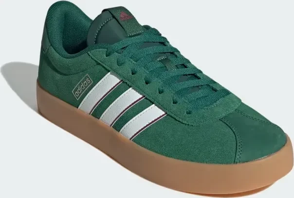 adidas VL Court 3.0 dark green/cloud white/collegiate burgundy