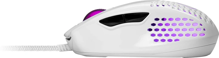 Cooler Master MasterMouse MM720 RGB Gaming Maus weiß glänzend, USB