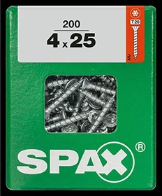Spax WIROX A9J 4CUT T-STAR plus T20 Universalschraube, 4x25mm, 200 Stück