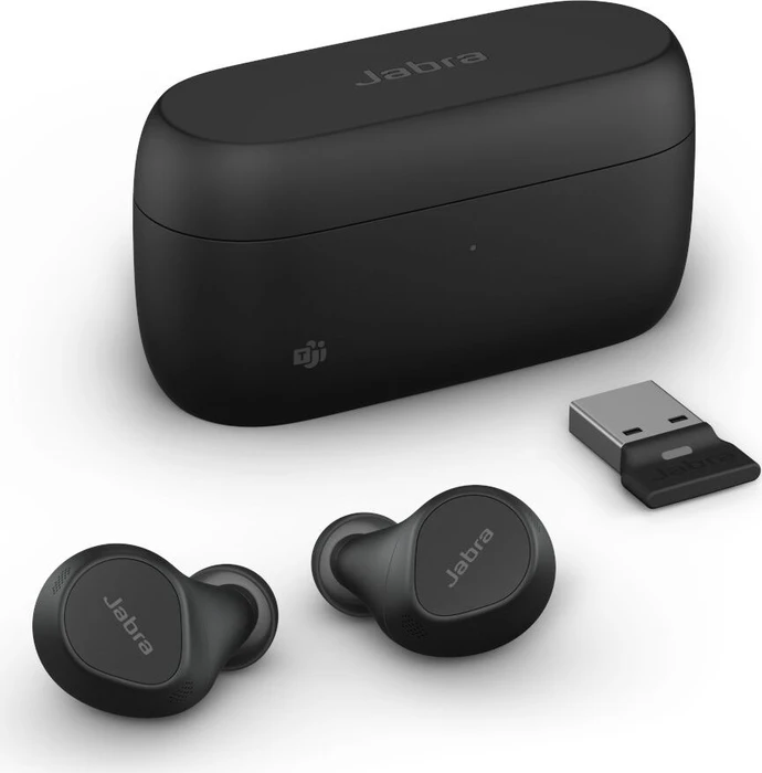 Jabra Evolve2 Buds USB-A MS inkl. Wireless Charging Pad