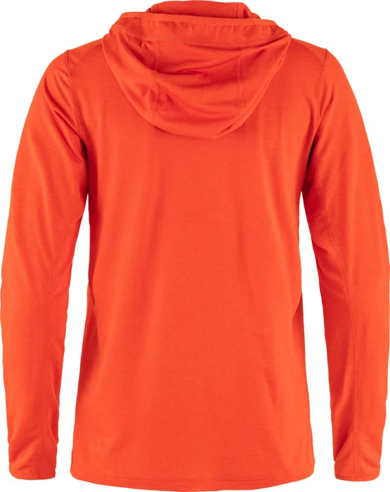 Fjällräven Abisko Sun-Hoodie Funktionsshirt langarm flame orange (Damen)