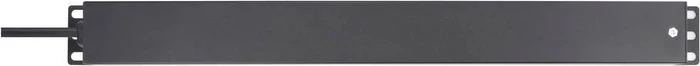 Sygonix 19" Aluminium Steckdosenleiste, 1HE, 8-fach, 250V, schwarz, 1.8m