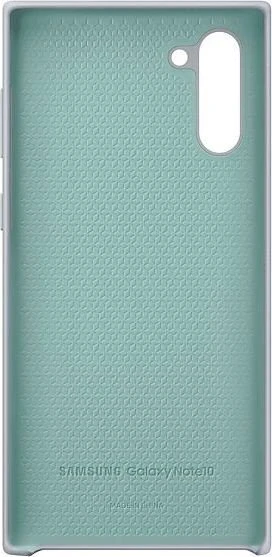 Samsung Silicone Cover für Galaxy Note 10 silber