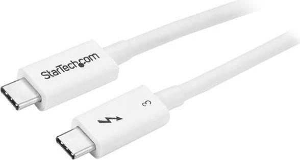 StarTech Thunderbolt 3 Kabel, 100W, weiß, 0.5m (verschiedene Markenbezeichnungen)