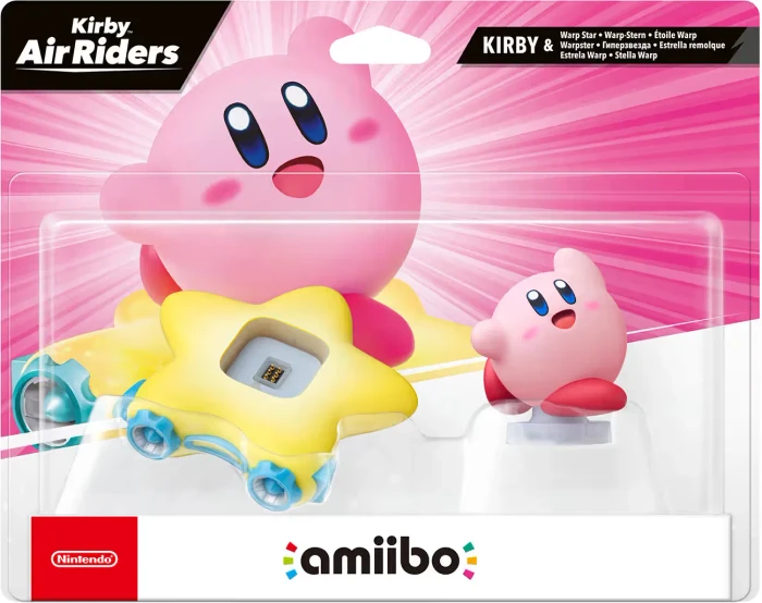 Nintendo amiibo Figur Kirby Air Riders Collection Kirby & Warp-Stern (Switch/WiiU/3DS)