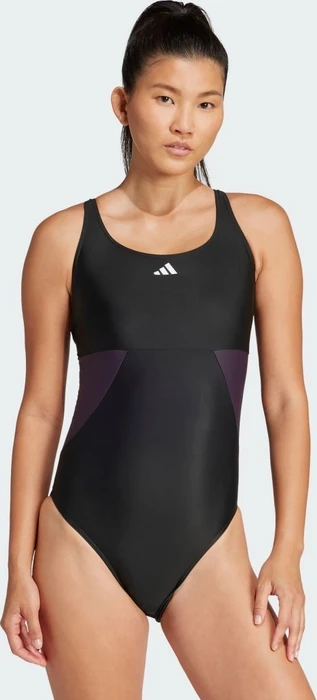 adidas Colorblock C-Back Badeanzug black/legend ivy (Damen)