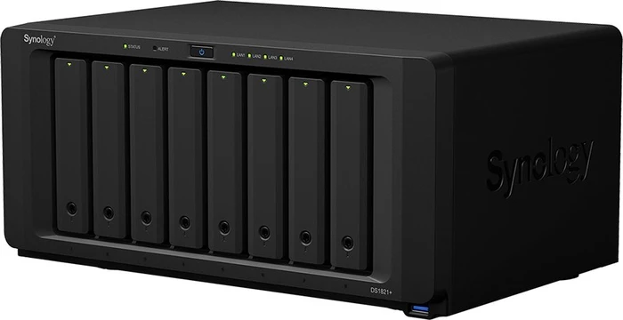 Synology DiskStation DS1821+, 4GB RAM ECC, 4x RJ-45 1000Base-T, 4x USB-A 3.0