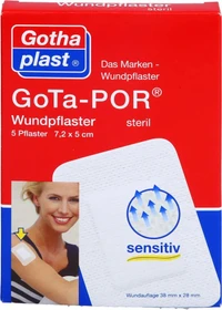 Gothaplast GoTa-POR steril, 5 x 7.2cm, 5 Stück