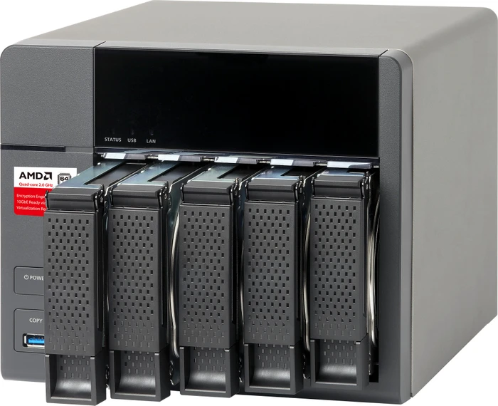 QNAP Turbo Station TS-563-2G, 2GB RAM, 2x RJ-45 1000Base-T, 5x USB-A 3.0