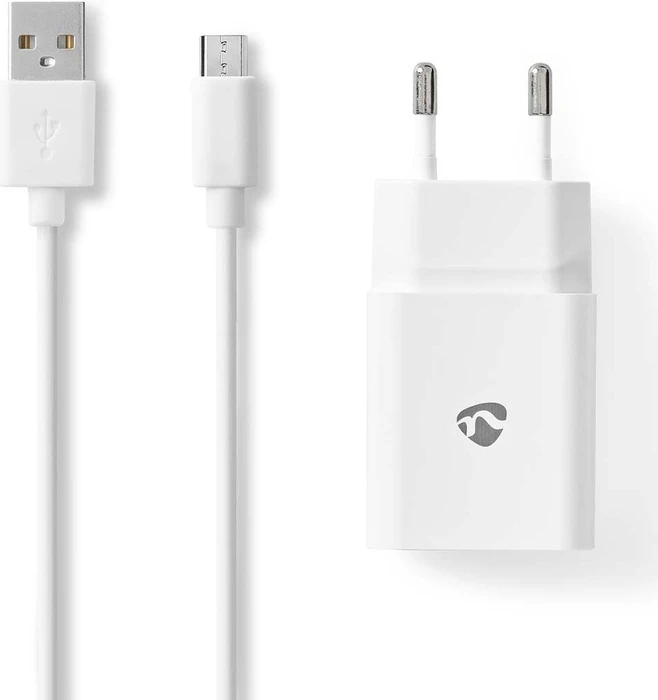 Nedis 10.5W USB-Universal-Ladegerät inkl. Micro-USB-Kabel schwarz