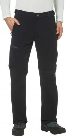 Vaude Farley Stretch T-Zip II Zip-Off Hose lang schwarz (Herren)