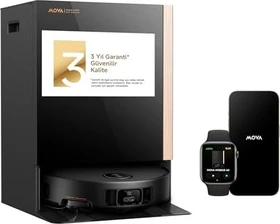 Mova Mobius 60 Saug-/Wischroboter schwarz inkl. Absaug-/Reinigungsstation