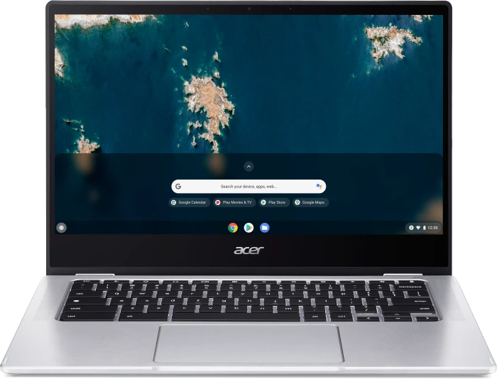 Acer Chromebook Spin 314 CP314-1HN-C11N, Sparkly Silver, Celeron N4500, 8GB RAM, 64GB Flash, DE
