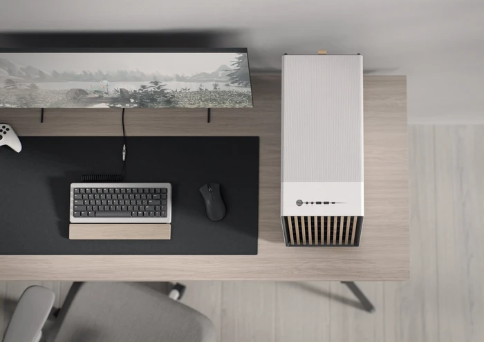 Fractal Design North XL RC Chalk White TG Clear, Glasfenster
