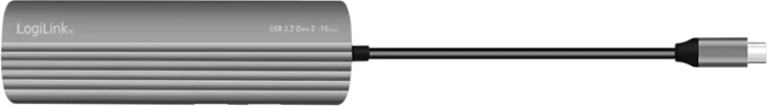 LogiLink Ultra-Slim USB-Hub, 8x USB-C 3.1/2x USB-A 3.1, USB-C 3.1 [Stecker]